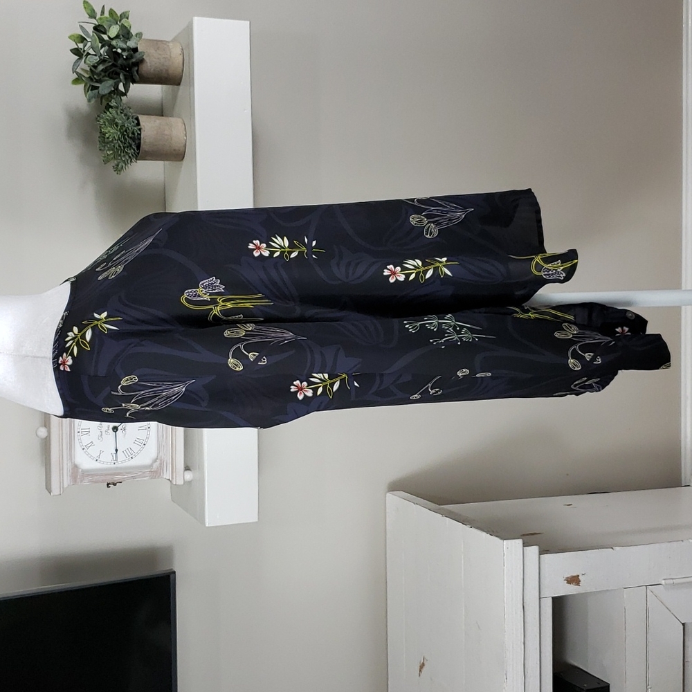 Loft Floral Print Long Sleeve Blouse - Picture 6 of 10